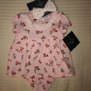 Baby Girl Dress with attached under piece